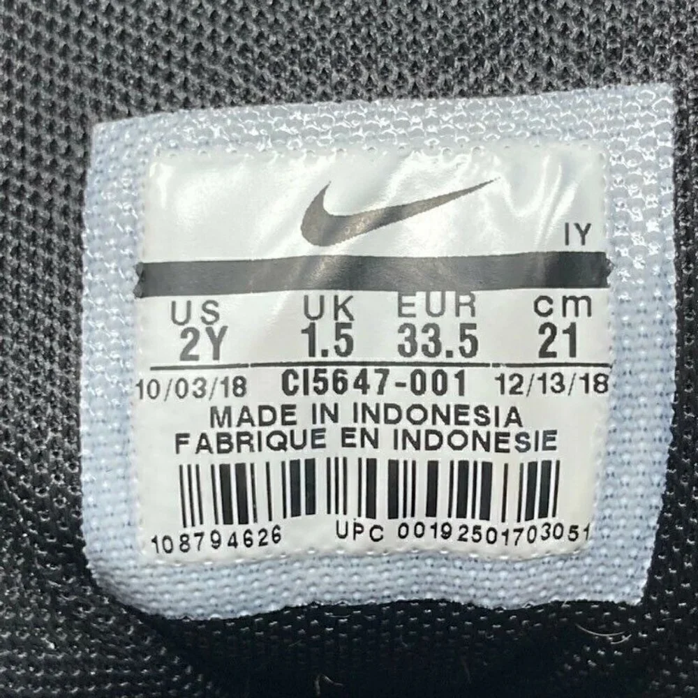 Nike Air Max 95 Sneakers Black Purple Girls 2 - Picture 8 of 10